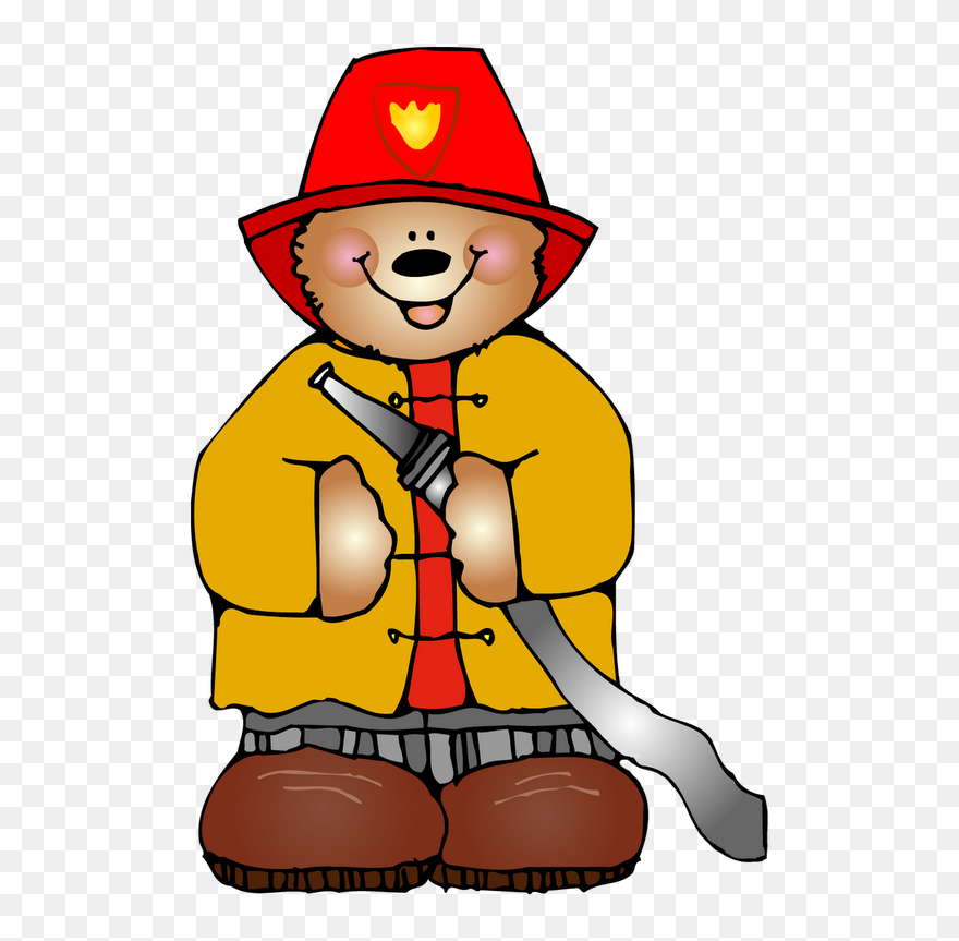 Cute Fire Safety Clip Art - Png Download