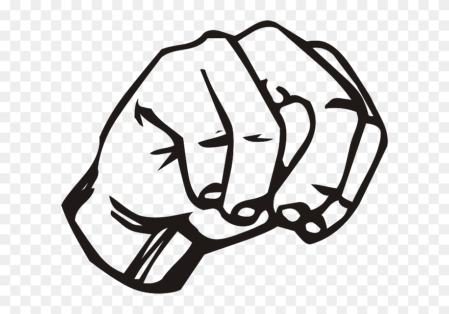 Sign, Outline, Hand, Speech, Letter, Language, Talk - Sign Language Letters N Clipart