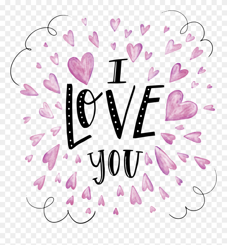 Download Hd Clip Art Stock I Love You Clipart - Transparent Images I Love You - Png Download