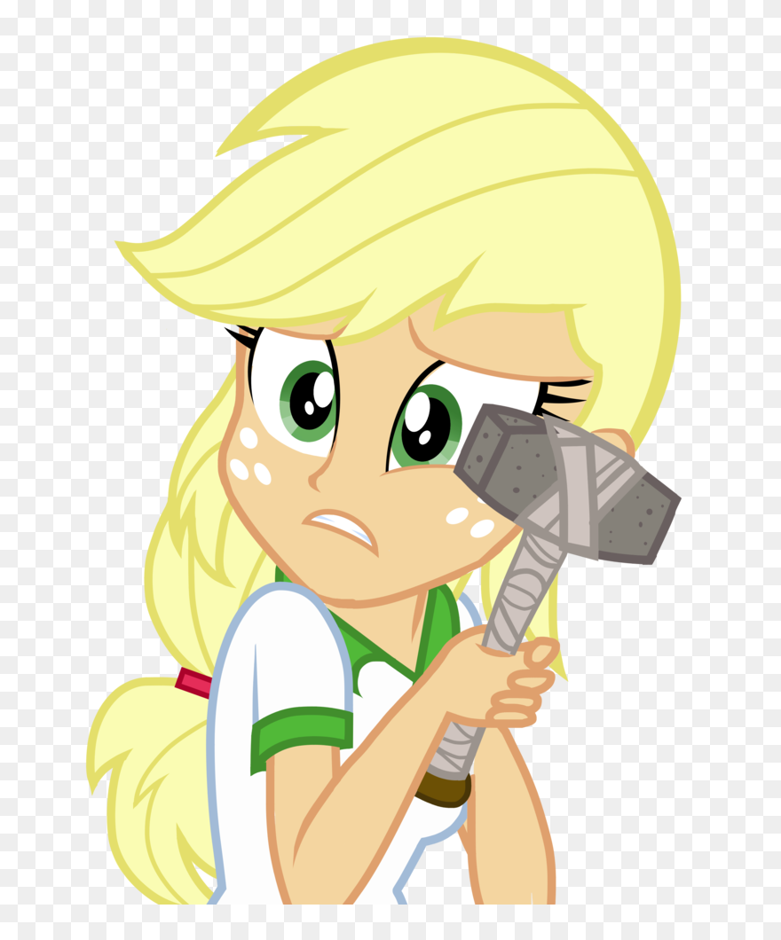 Applejack Artist Floralisole - Applejack Mlp Equestria Girls Clipart