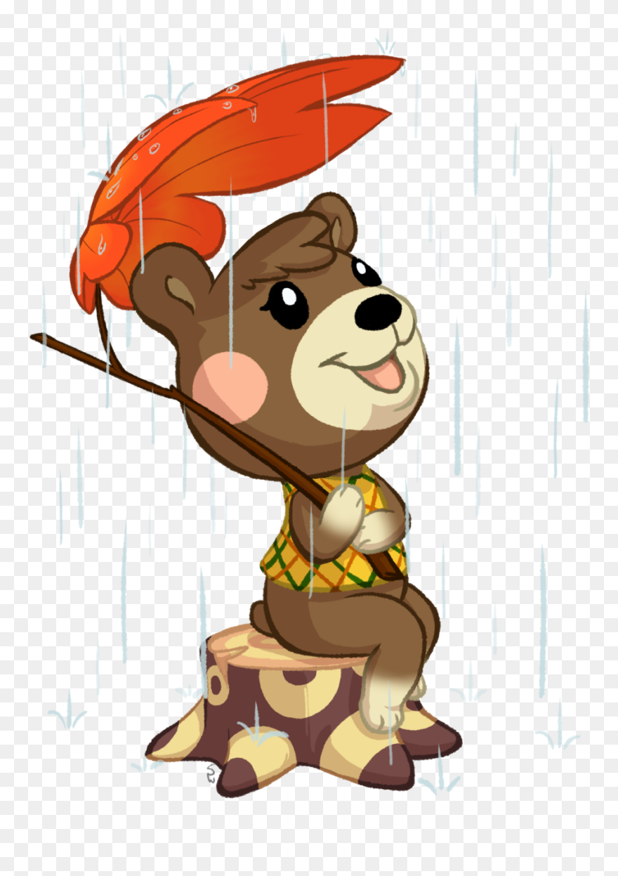 Animal Crossing New Leaf Maple Umbrella Clipart