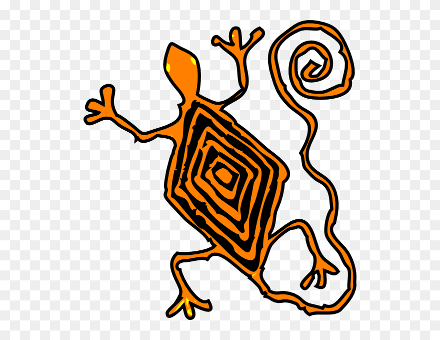 Lucertola Maya Clip Art - Mayan Clip Art - Png Download