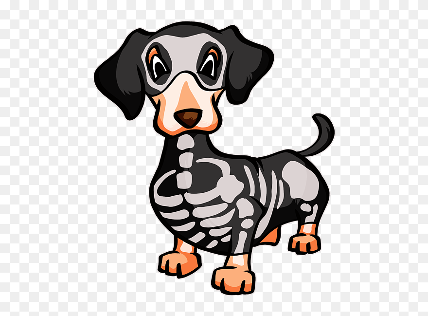 Perro Salchicha Halloween Dibujo Clipart