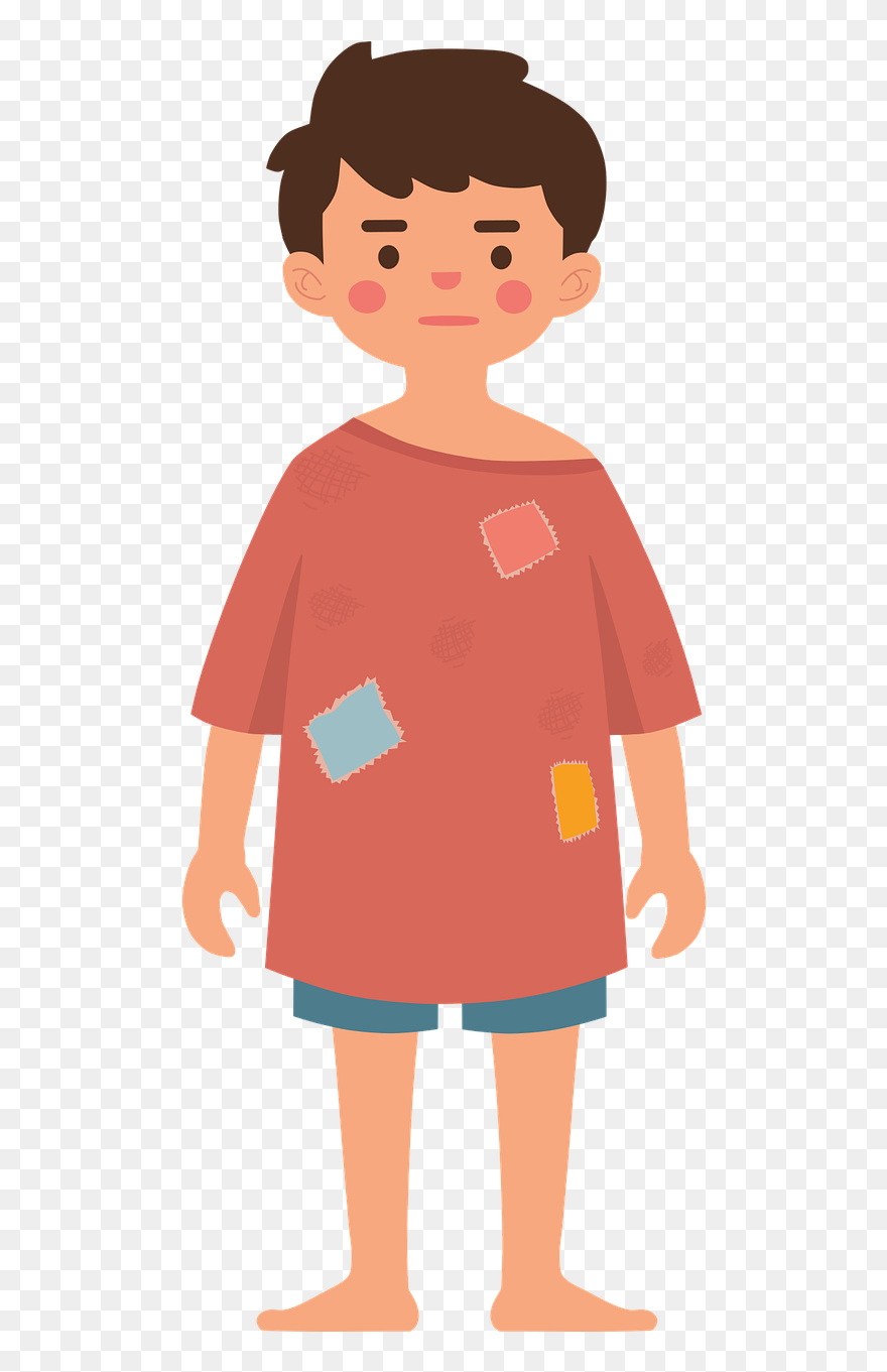 Poor Children Clipart - Png Download
