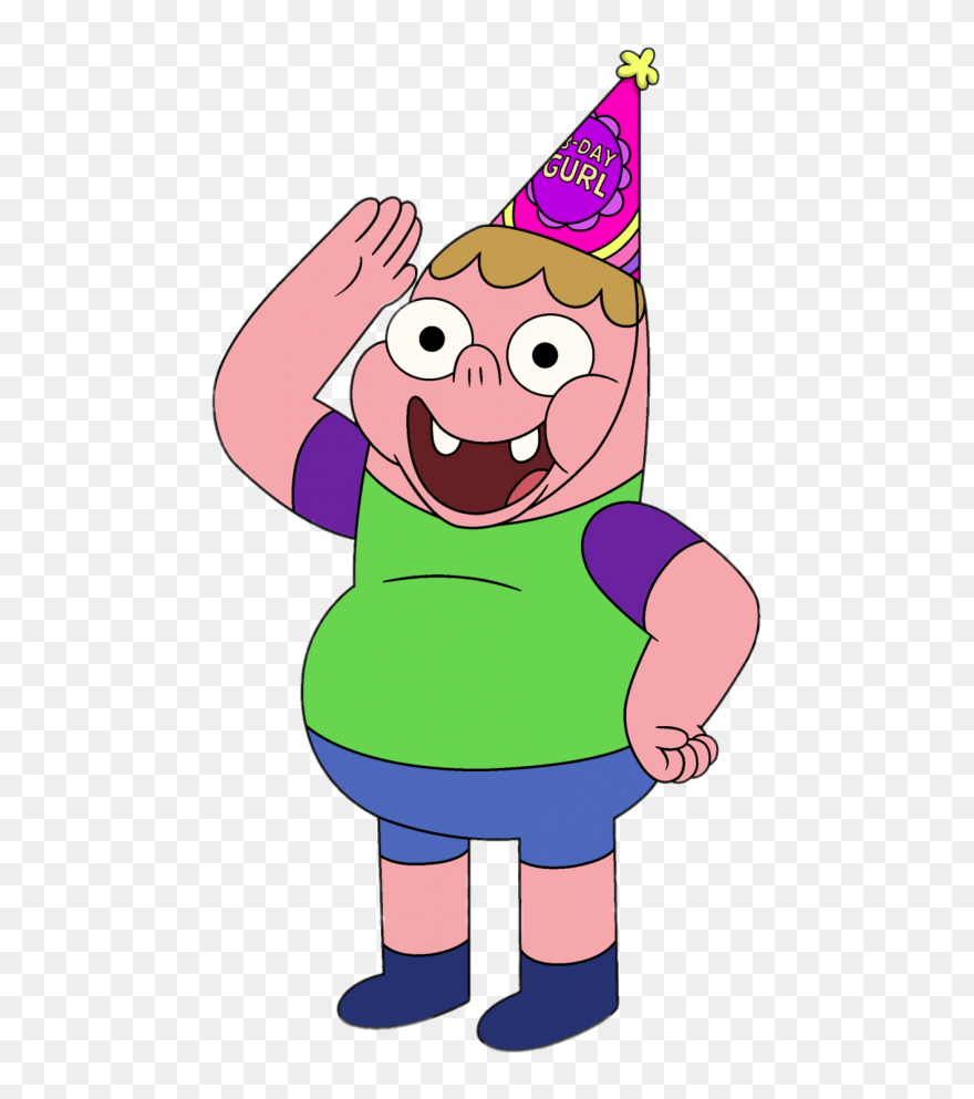 Clarence Wendle Party Hat - Clarence Cartoon Network Clipart