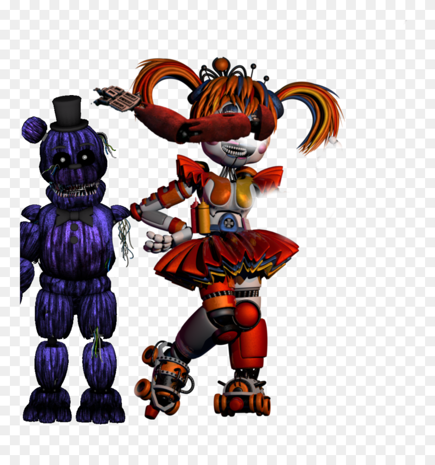#fnafoc Jk L Am Not Going To Take A Break - Fnaf Scrap Baby Fixed Clipart