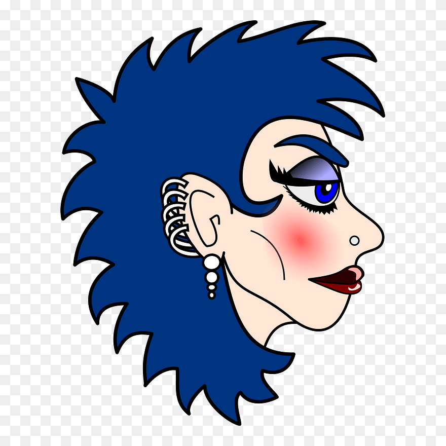 Metal Girl 1 Clipart - Cartoon - Png Download