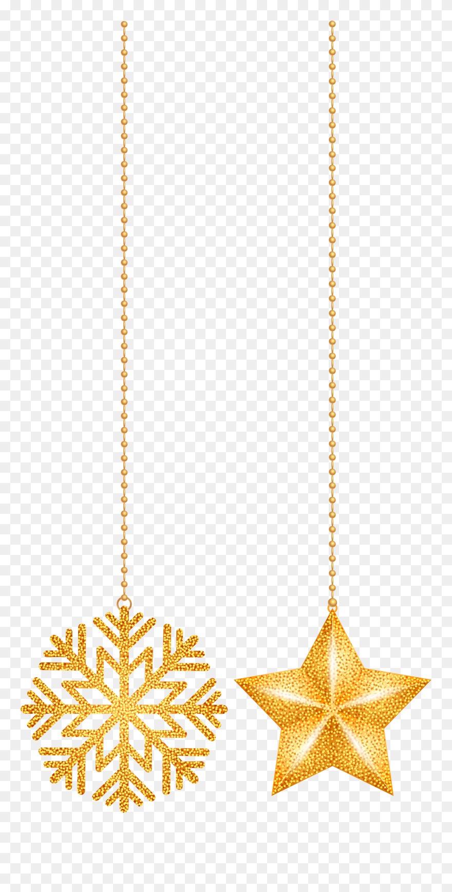 Necklace Clipart Ornament - Hanging Christmas Decoration Png Transparent Png