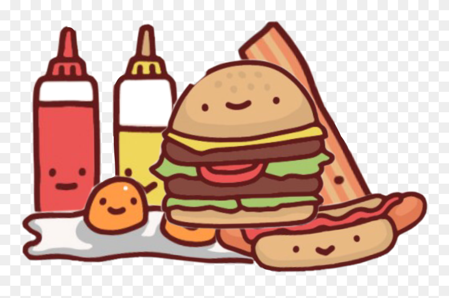 Food - Simple Drawing Of Food Clipart