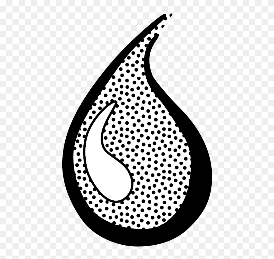 Drop - Lineart - Water Drop Line Art Clipart