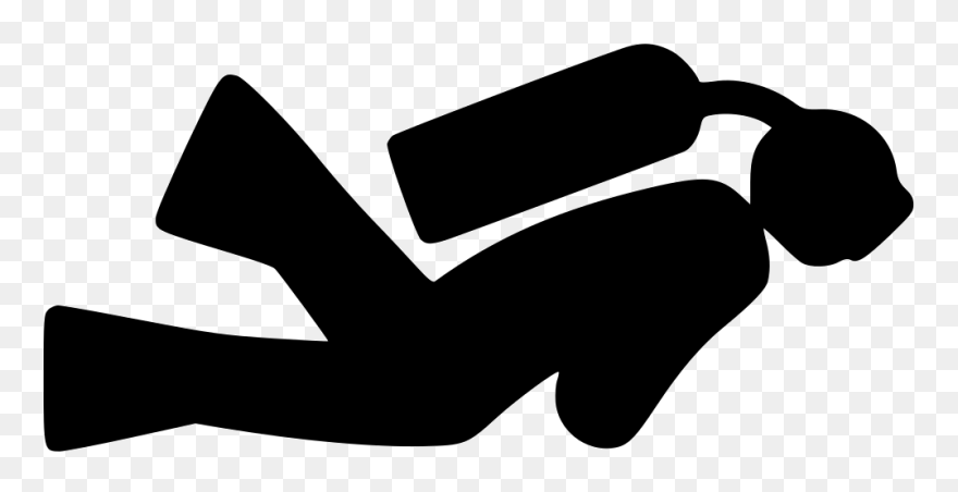 Transparent Diver Png - Scuba Diver Icon Clipart