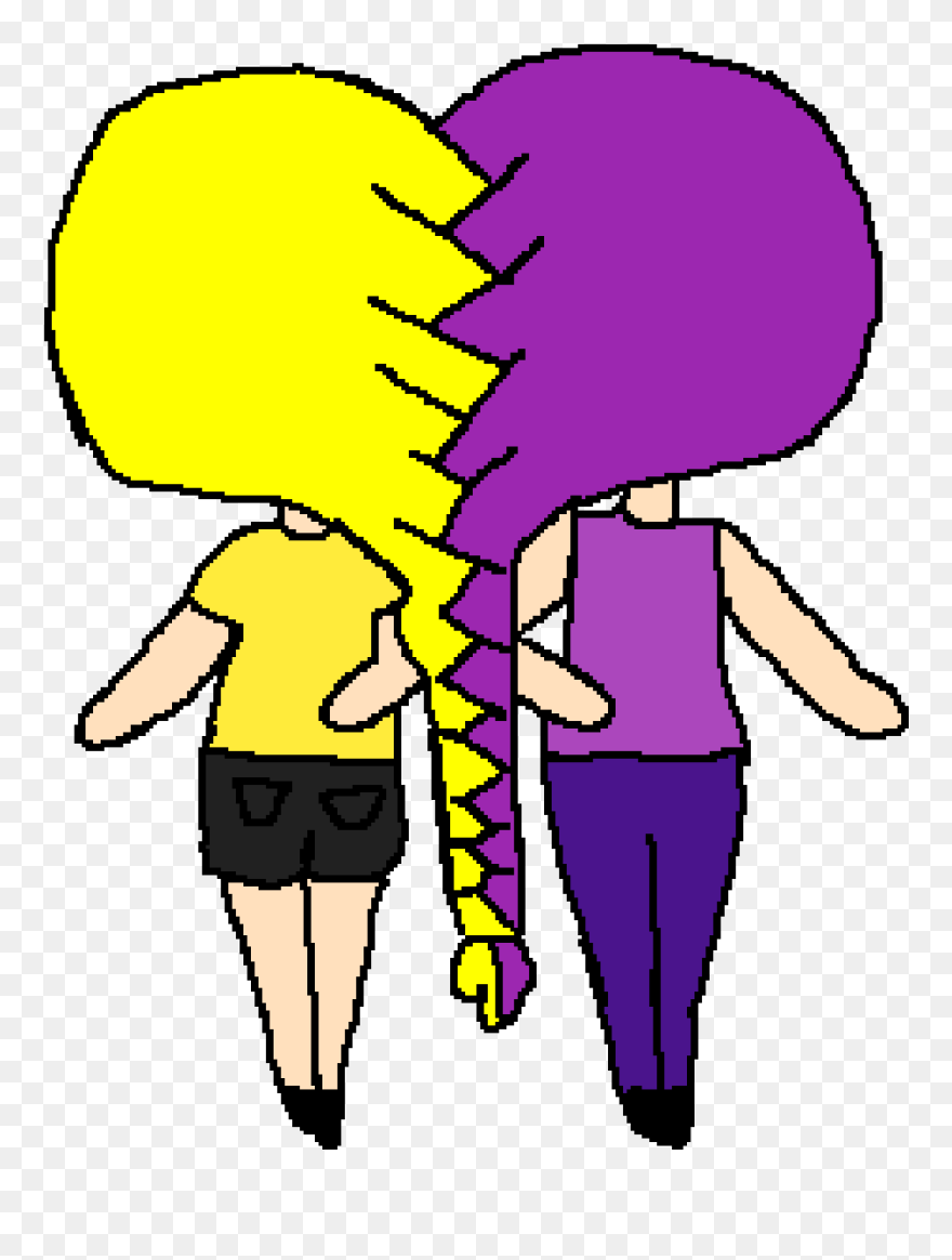 Pixel Art Bff Clipart