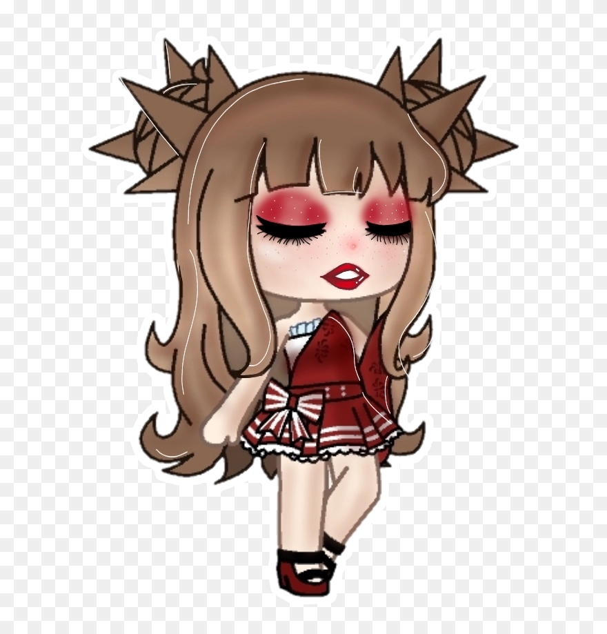 #gacha #gachalife #model #makeup - Gach Life Clipart