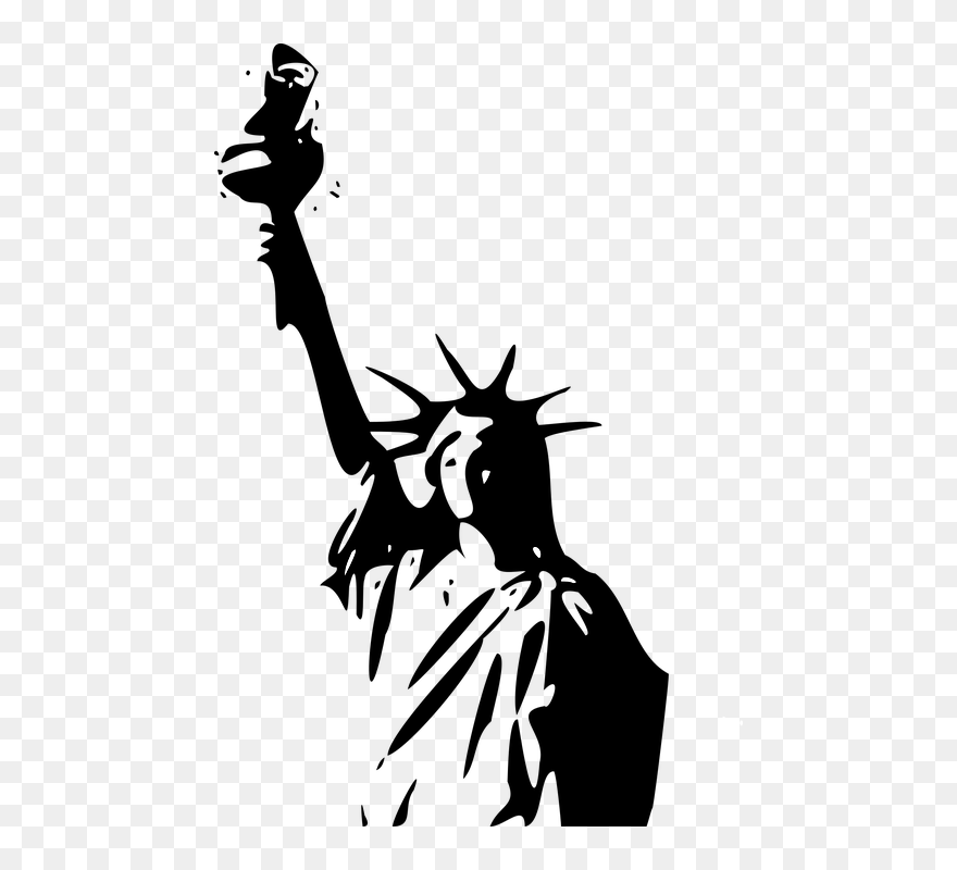 Liberty Clipart Staue - Freedom Clipart - Png Download