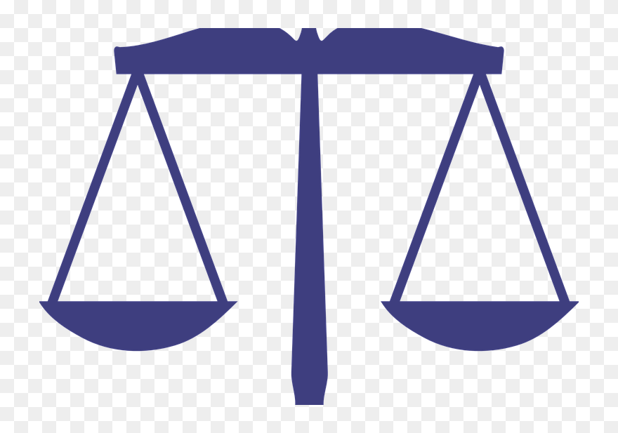 Balance Scale Clipart Black And White - Png Download