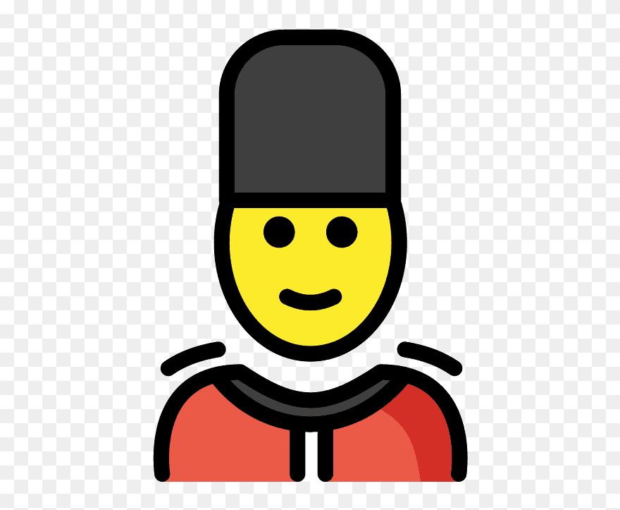 Guard Emoji Clipart - Man - Png Download
