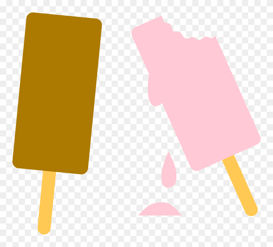 Popsicle Clipart Bite Template - Vector Images Ice Cream Bar - Png Download