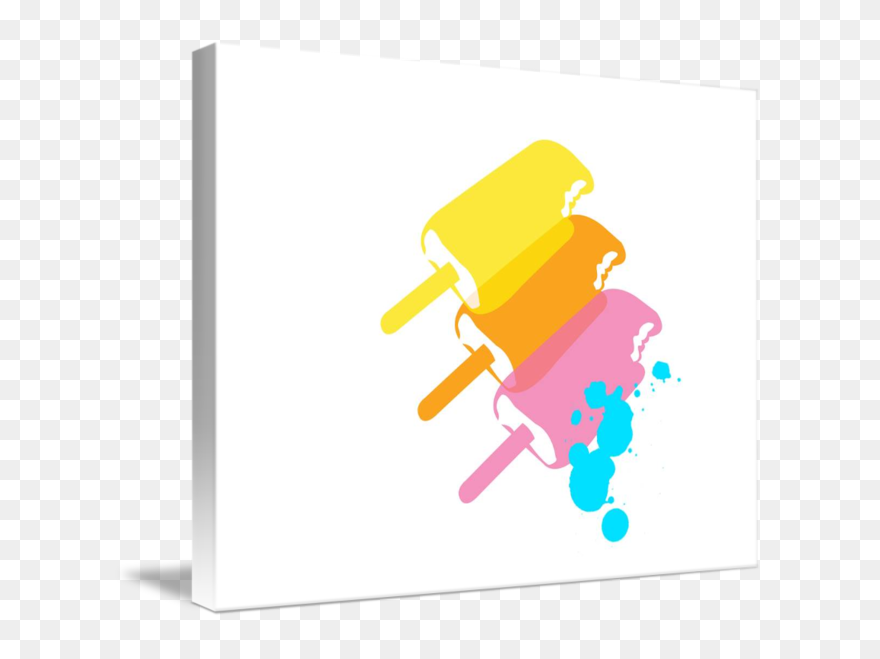 July Clipart Popcicles - Png Download