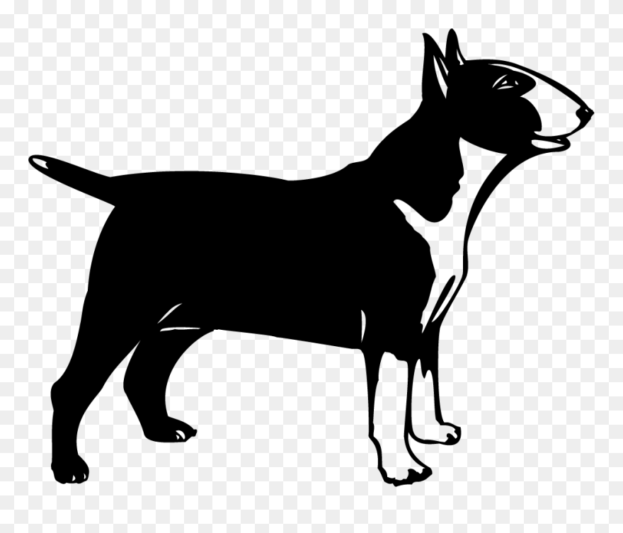 Bull Terrier Boston Terrier West Highland White Terrier - Bull Terrier Cartoon Clipart