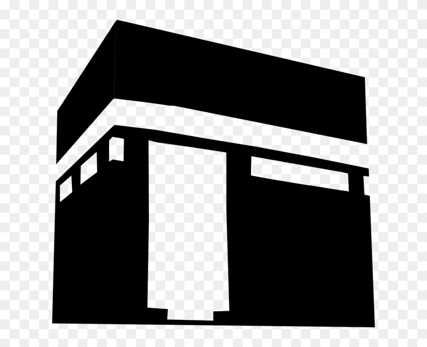 Khana Kaba Black And White Png Clipart