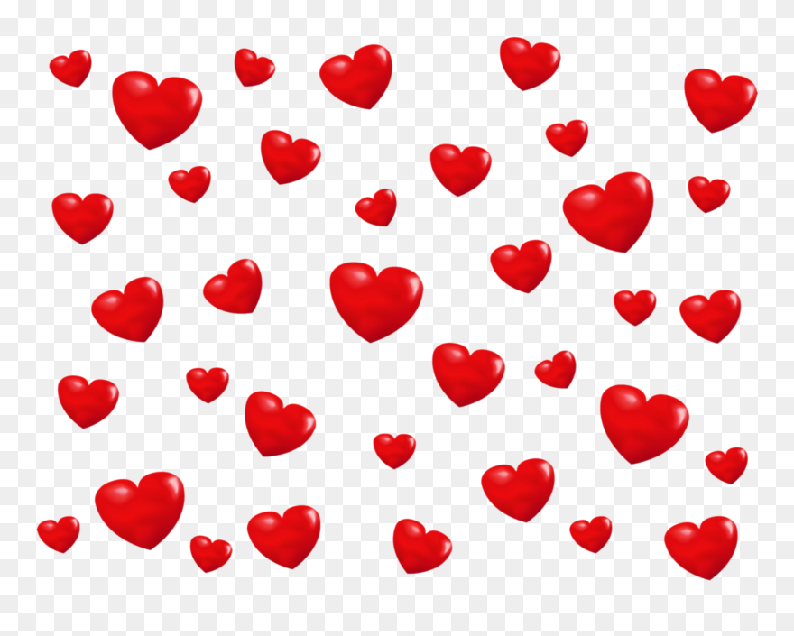 Valentines Day Background Png - Transparent Background Love Hearts Png Clipart