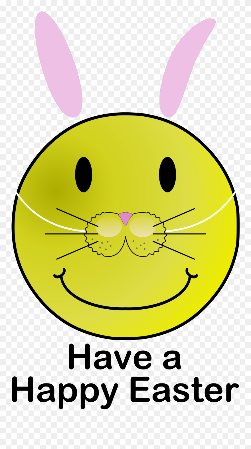 Snoring Sleeping Zz Smiley Svg Clip Arts - Smiley Face Easter Bunny - Png Download