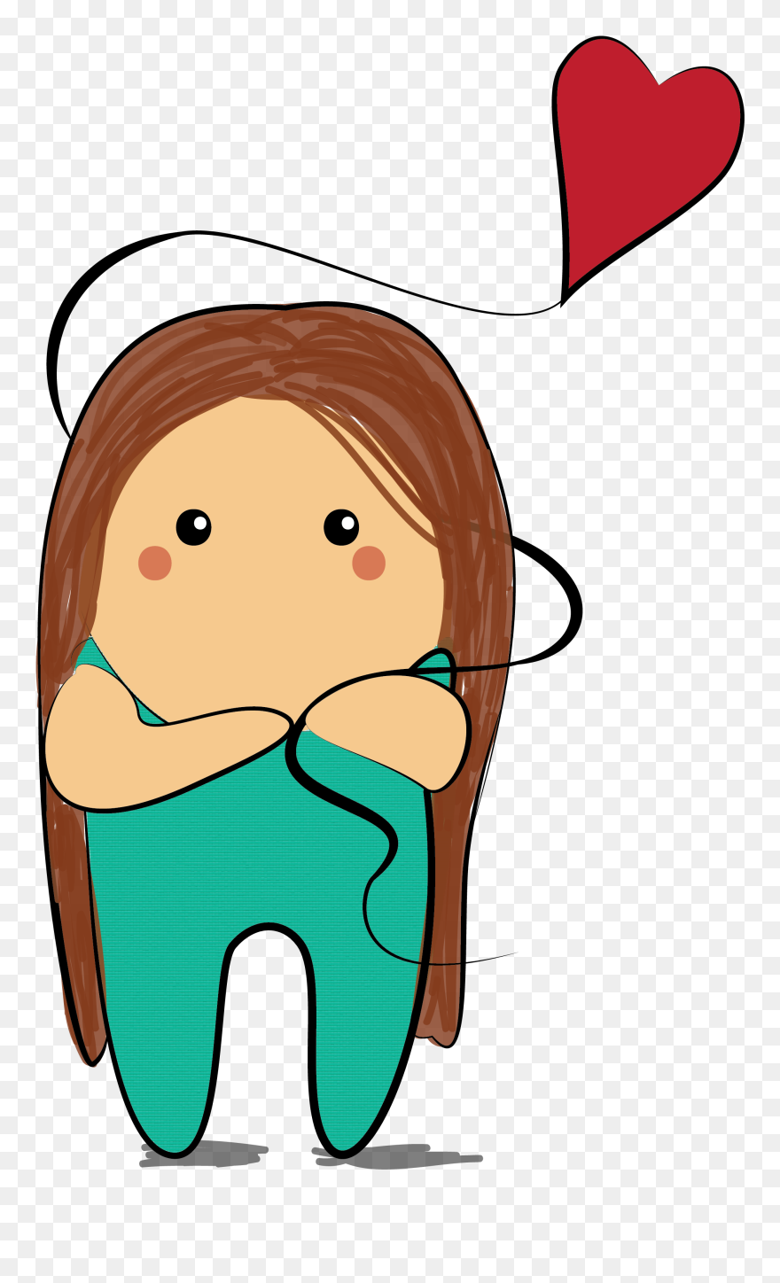 Date By Myself Cartoon Clipart