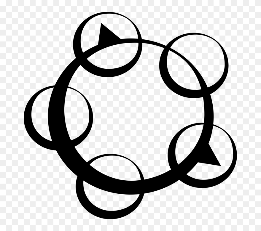 Instruments Clipart Tambourine - Circle - Png Download