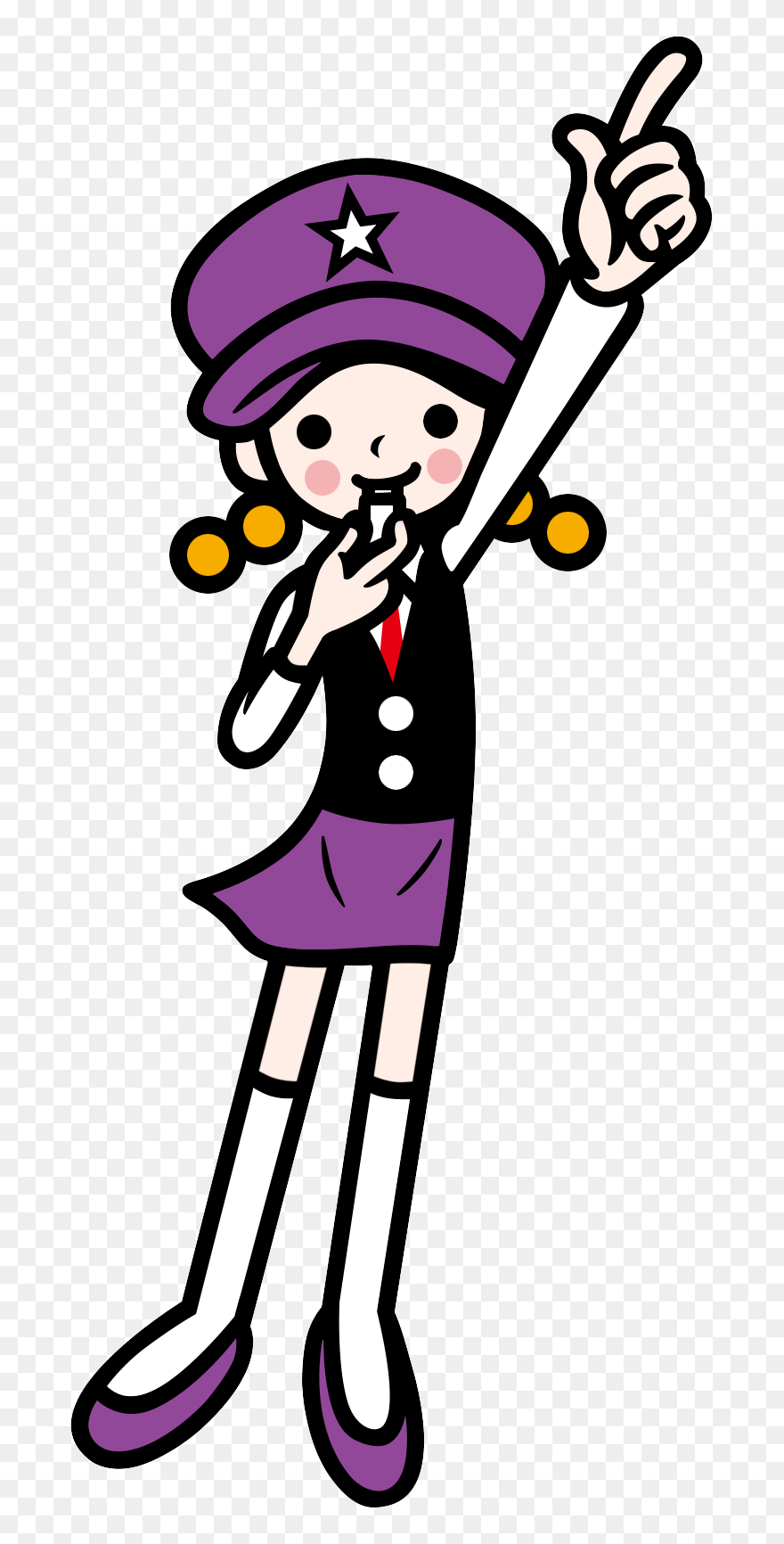 Dancer Clipart Tambourine - Cosmic Girl Rhythm Heaven - Png Download