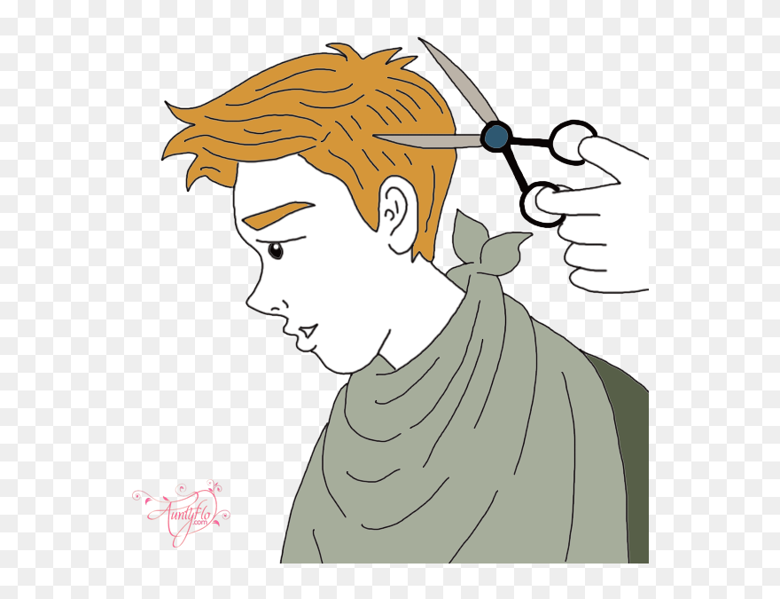 Cut Man Hair Dream - Cutting Hair Clipart - Png Download