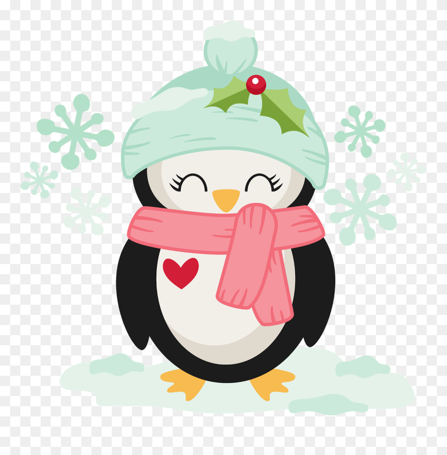 Download Transparent Snow Family Clipart Cute Christmas Penguin Clipart Png Download 5723489 Pinclipart PSD Mockup Templates