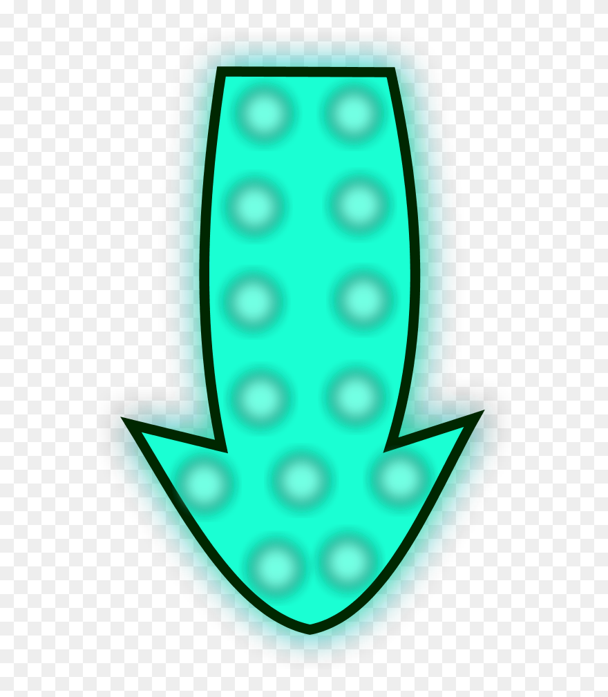 Clip Down Pointing - Arrow Pointing Down - Png Download