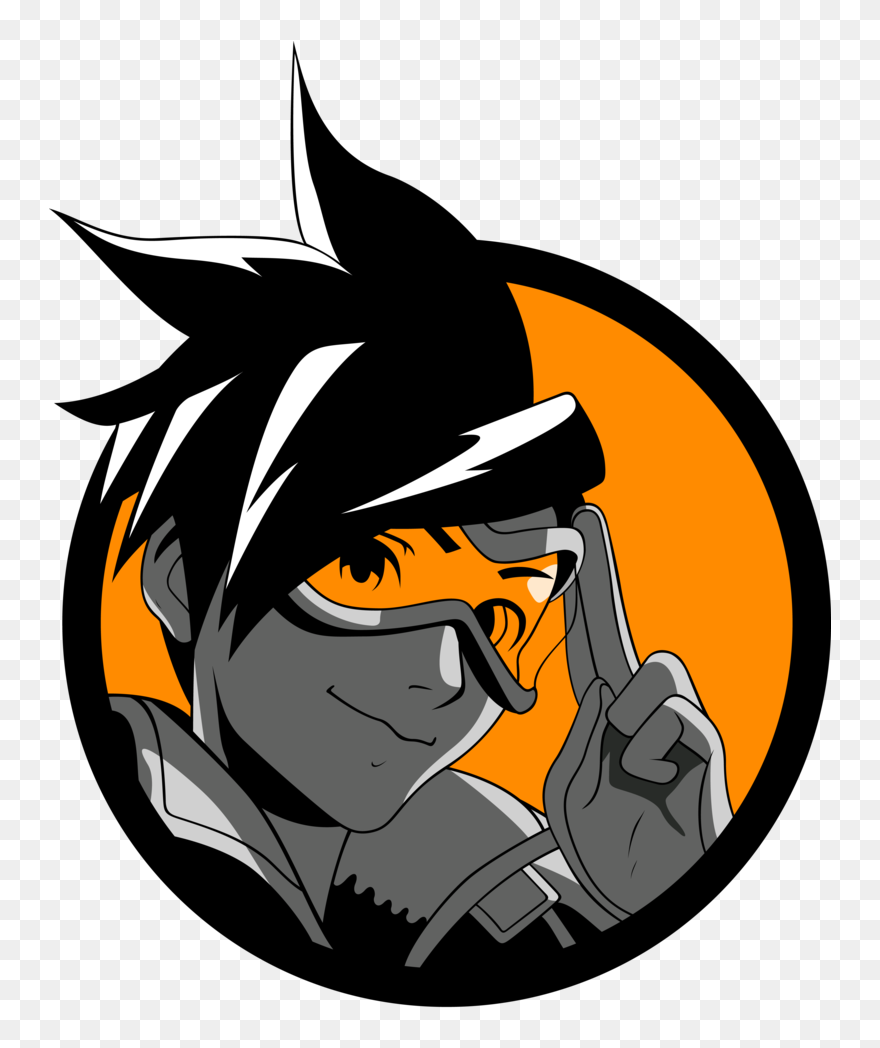 Tracer Overwatch Spray Clipart