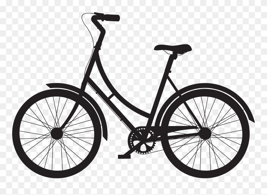 Bicycle Silhouette Png Clip Art - Specialized Crosstrail Sport 2017 Transparent Png