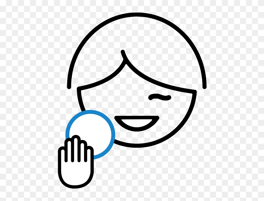 Copy Of Gently Wipe Away Impurities Clipart