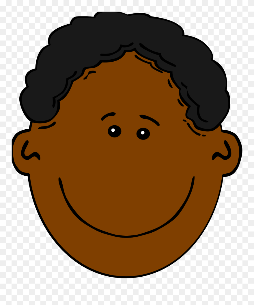 Relaxers For The Ethnic - African American Boy Clip Art - Png Download