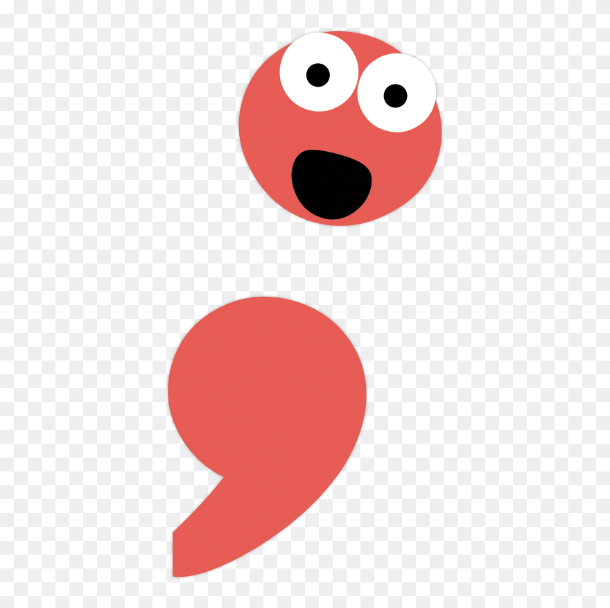 Transparent Punctuation Symbols Clip Art - Punto Y Coma Animado - Png Download