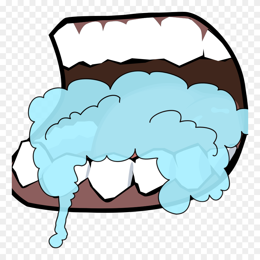 Mouth Foaming - Foam Clipart - Png Download