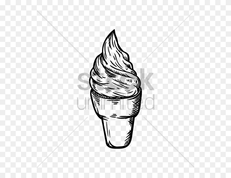 Ice Cream Cone Vector Image Clipart