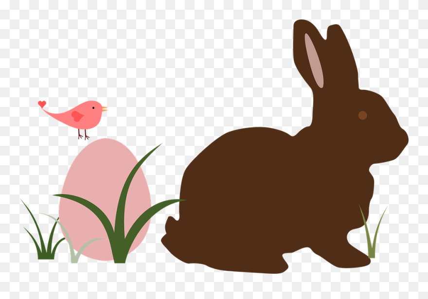 Clipart Transparent Background Easter Bunny - Png Download