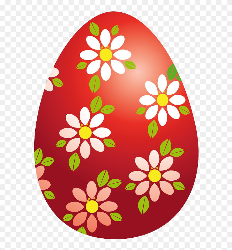 Red Easter Egg Png Pic Clipart