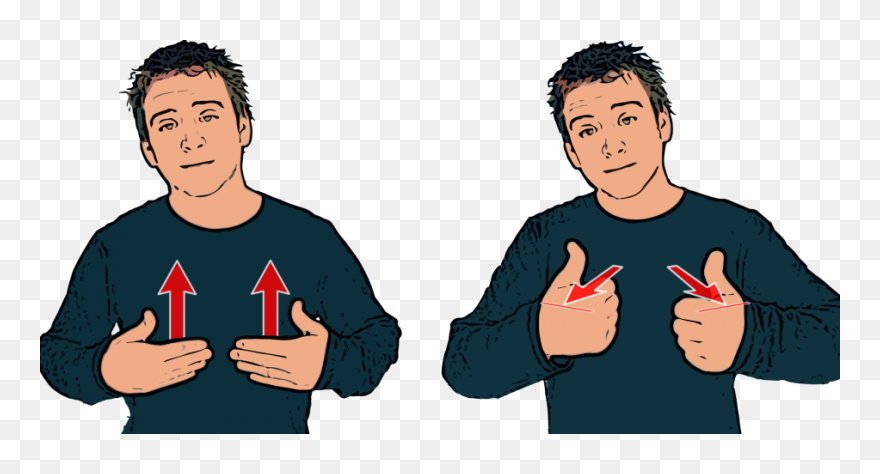 You British Sign Language Clipart