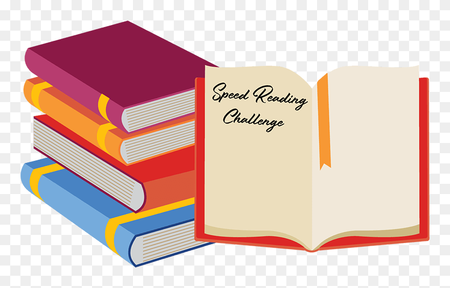 Library Of 100 Book Challenge Clip Art Free Download - Research Books - Png Download