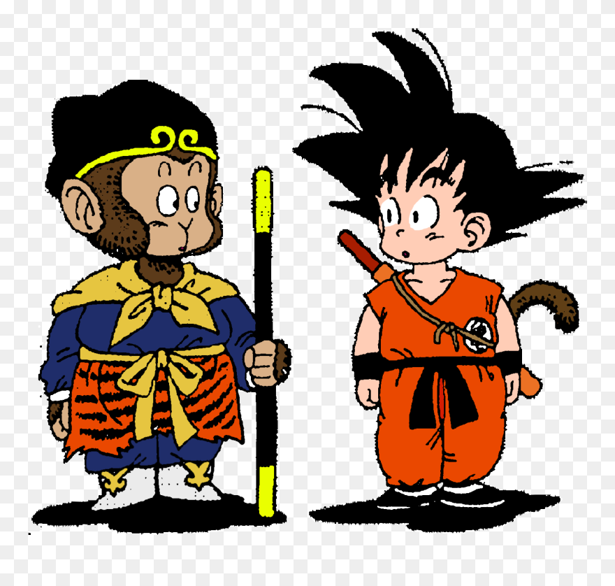Son Goku And Sun Wukong Clipart