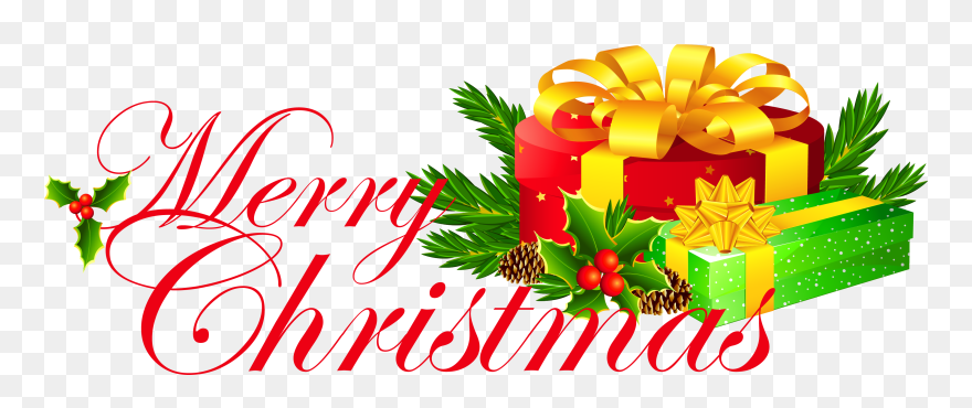 Merry Christmas Clip Art Pictures Hd New Template Images - Png Download