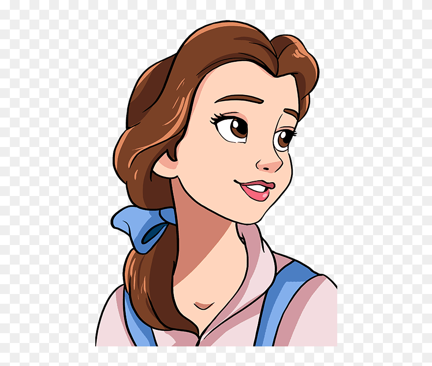 How To Draw Belle From Beauty And The Beast - Draw A Belle From Beauty Clipart
