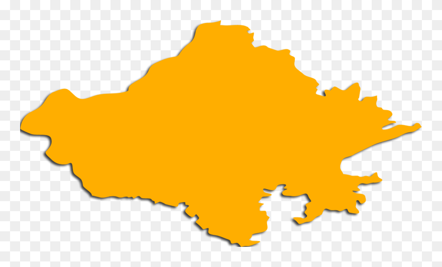 Rajasthan Map In Png Clipart