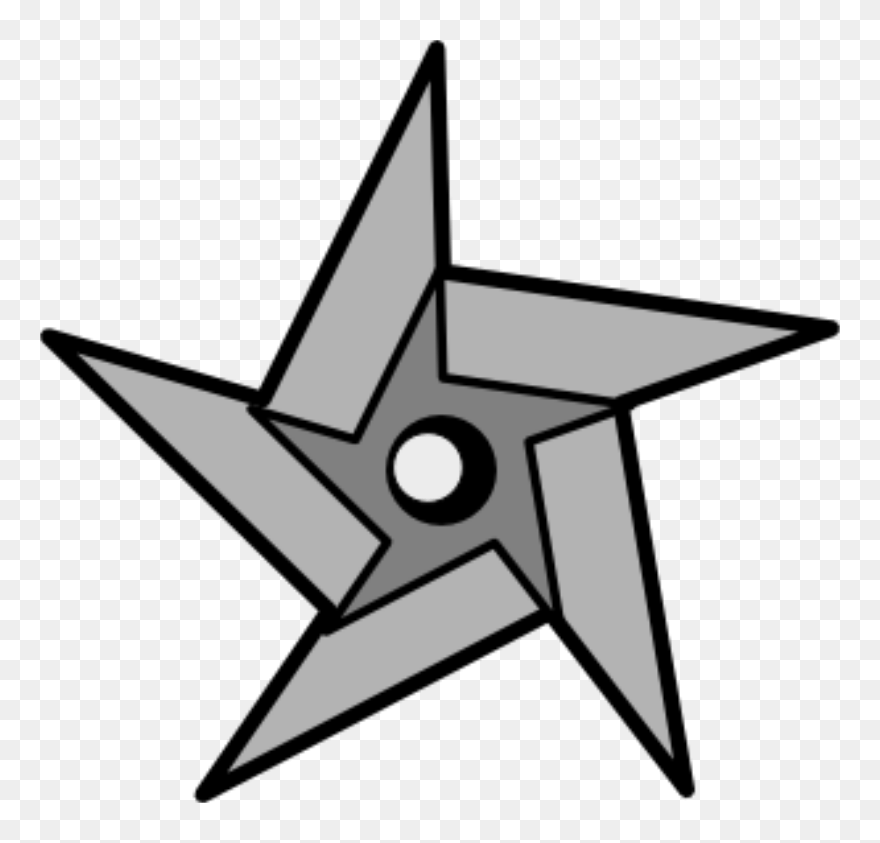 Twinkle Cliparts - Ninja Star Clipart - Png Download