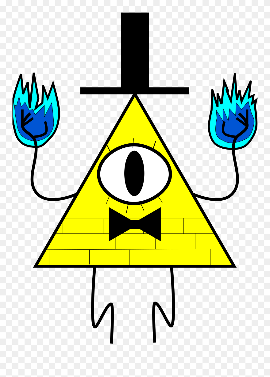 Transparent Illuminati Clipart - Bill Cipher Clip Art - Png Download