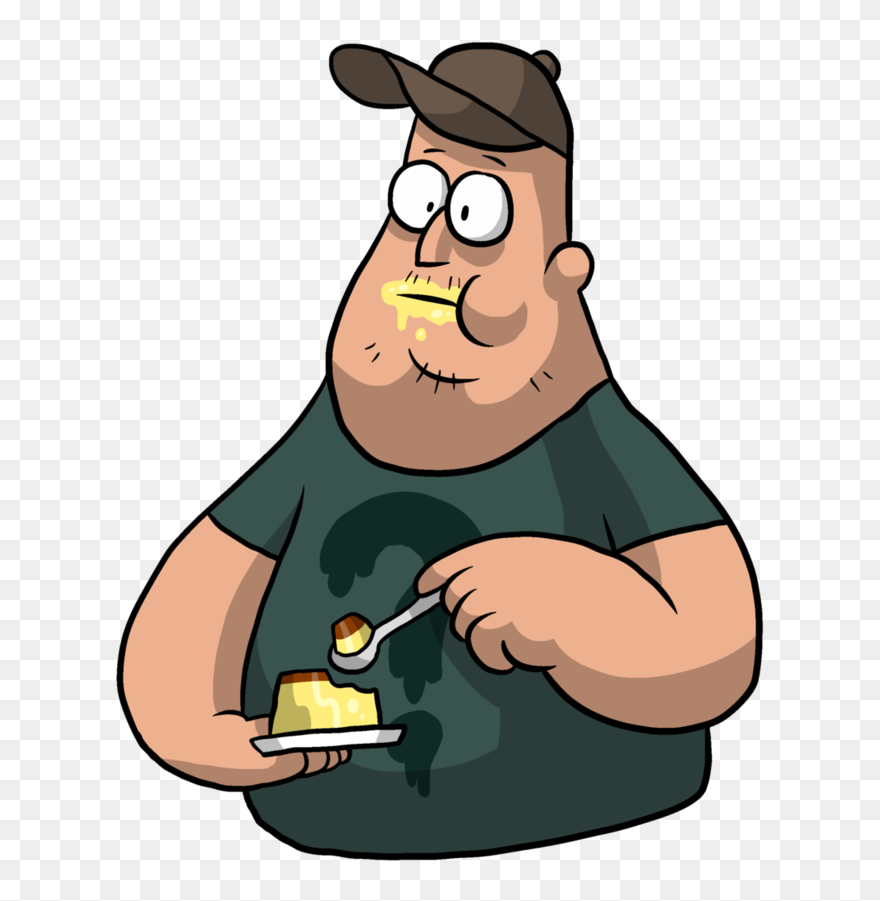 Gravity Falls Soos Eating - Gravity Falls Characters Soos Clipart